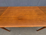 Danish Teak Draw Leaf Table