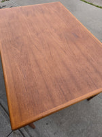 Danish Teak Draw Leaf Table
