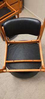 Erik Buck for O.D. Mobler Teak Dining Chairs x6