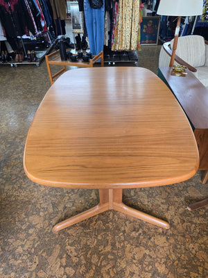 Teak Dining Table with Extension - Seats 6 to 8