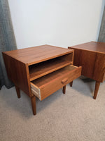 Pair of Danish Teak Nightstands