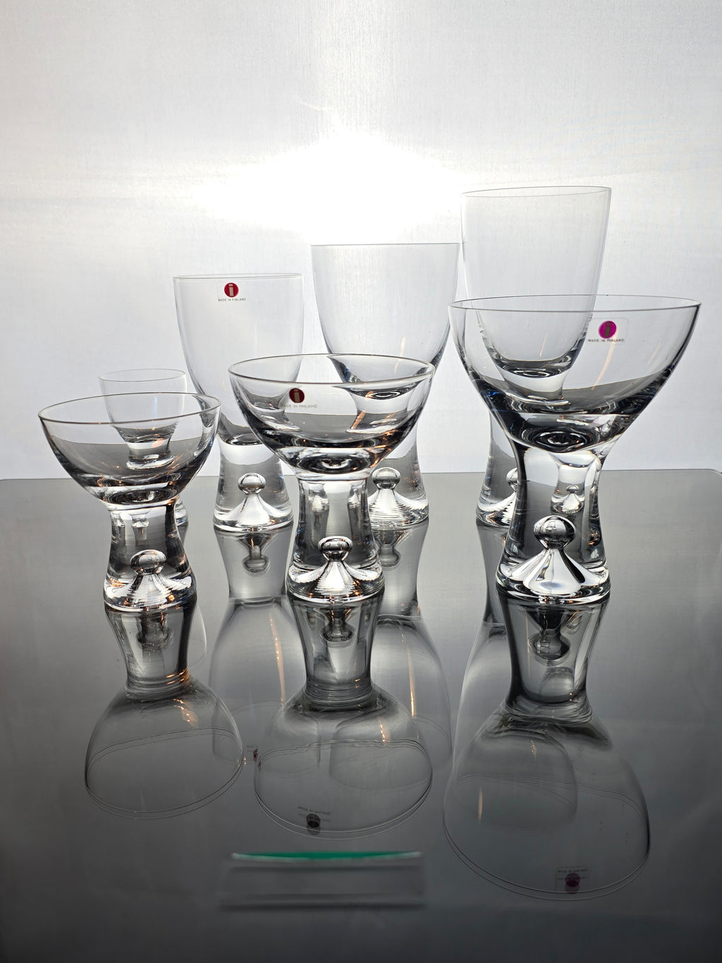 Iittala 'Tapio' Mouthblown Glassware by Tapio Wirkkala