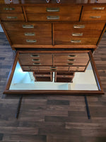 Willett Trans-East Solid Cherry 12 Drawer Dresser w/ Mirror