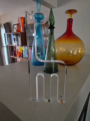 Guzzini Acrylic Giraffe Sculpture