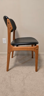 Erik Buck for O.D. Mobler Teak Dining Chairs x6