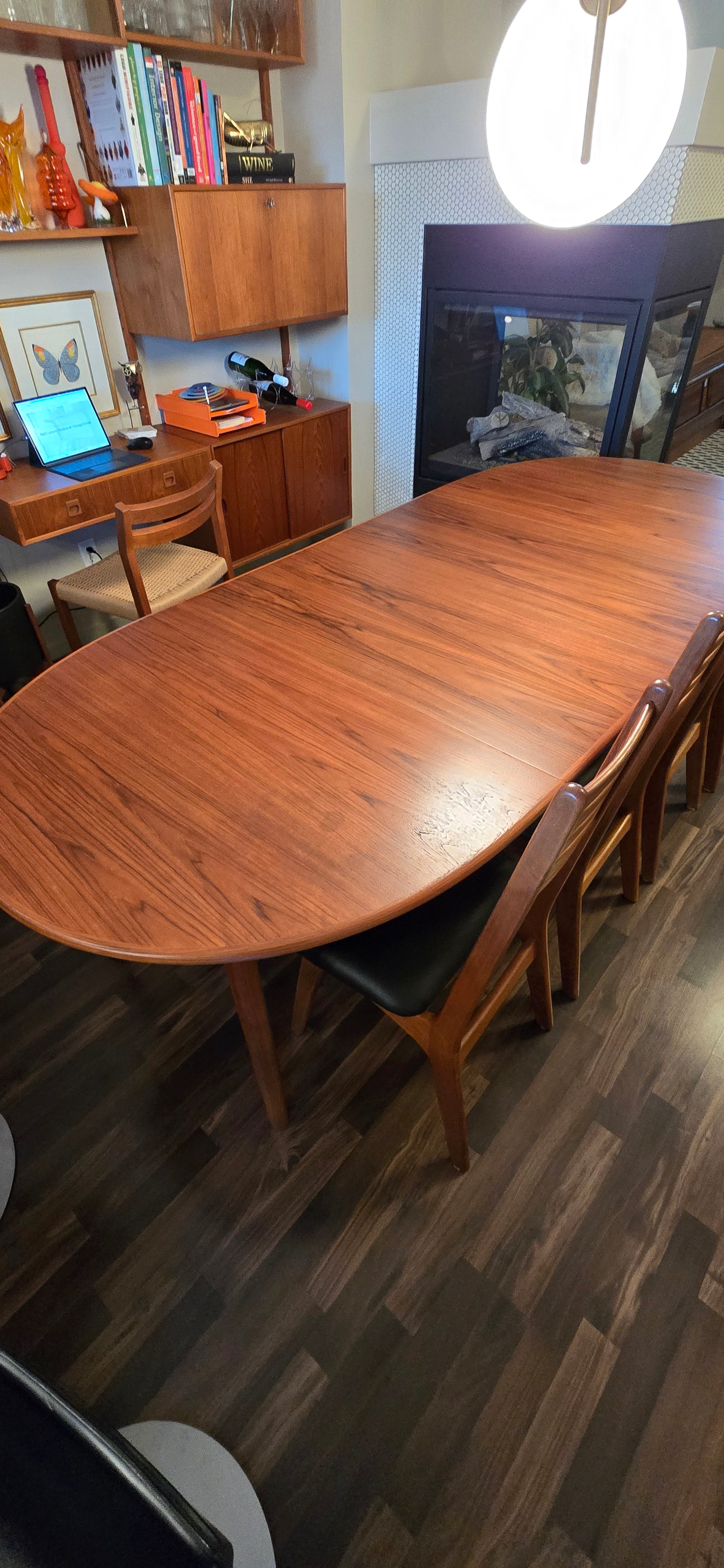 Danish Teak Dining Table - Seats 6 to 10