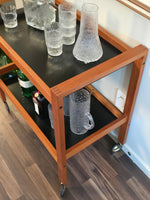 Danish Teak Bar Cart