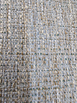 Tweed & Teak Four Seat Sofa