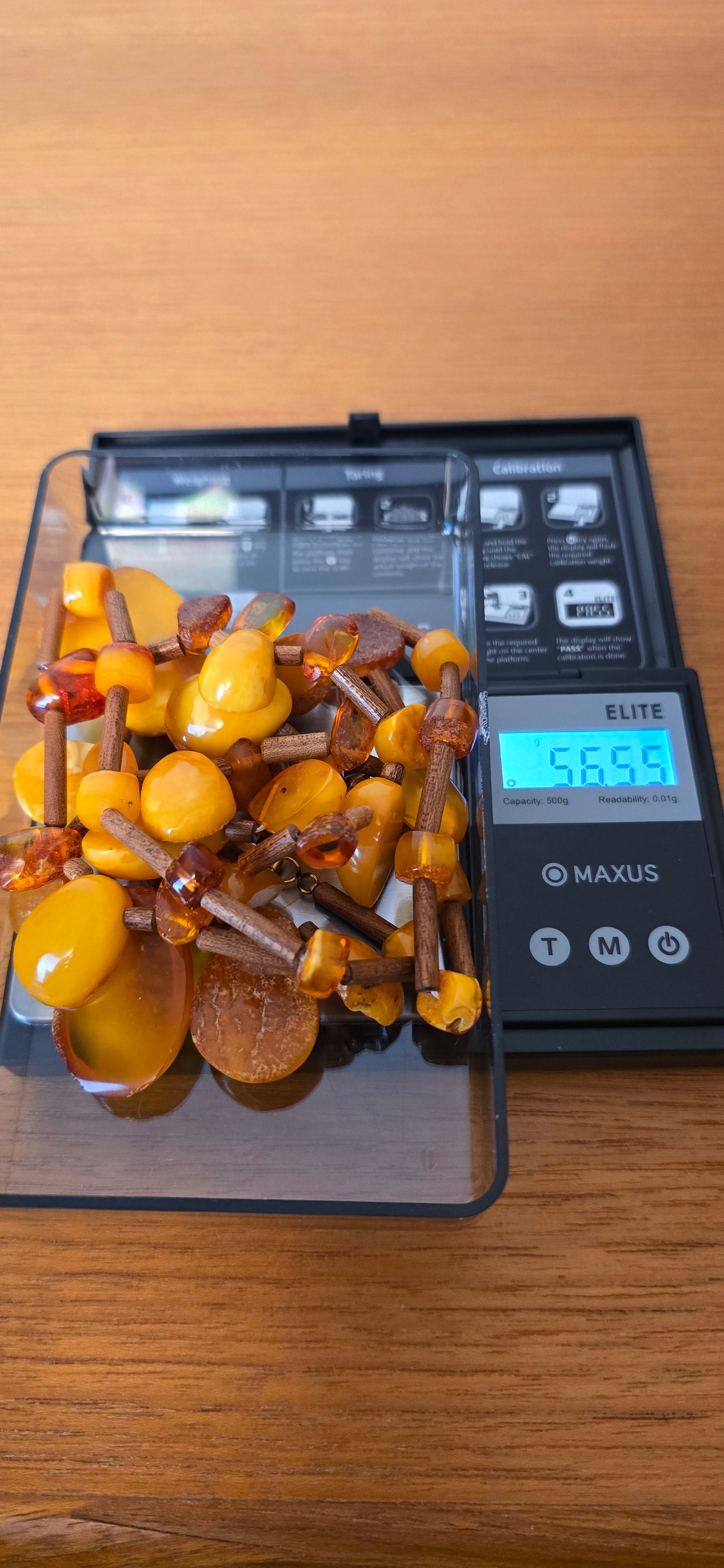 Vintage Raw Amber Necklace