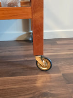 Danish Teak Bar Cart