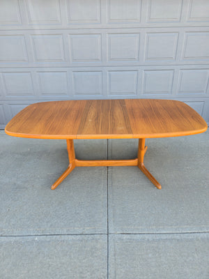 Teak Dining Table with Extension - Seats 6 to 8