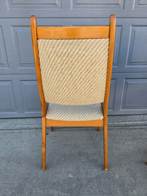 Teak High-back Dining Chairs - Set of 4