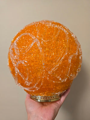 Spun Lucite Spaghetti Lamp Shade