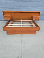 Dyrlund Teak Queen Platform Bed