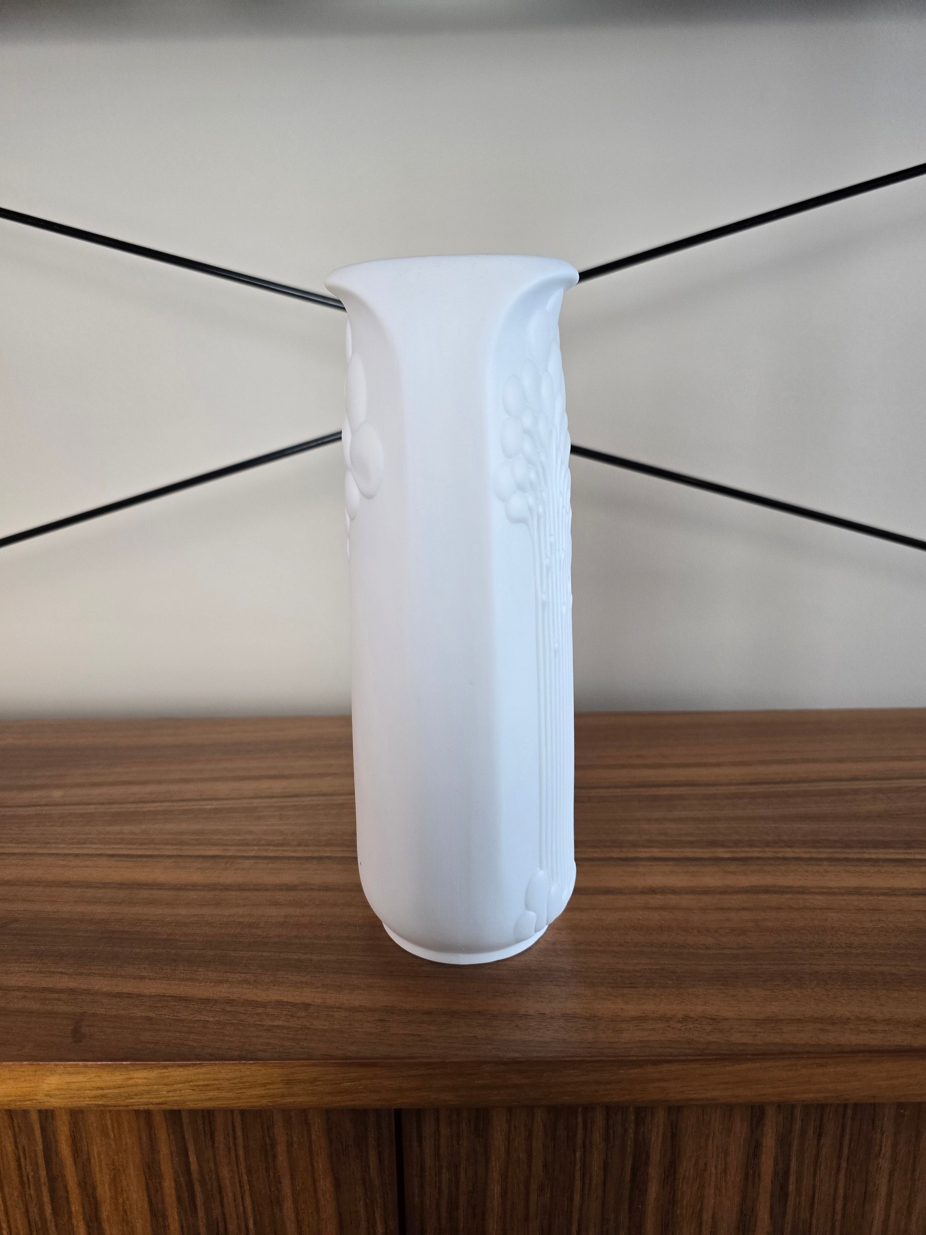 Kaiser Op Art Syrakus by Manfred Frey White Bisque Porcelain