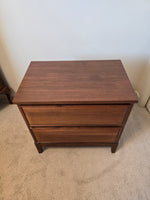 Pair of Walnut Nightstands