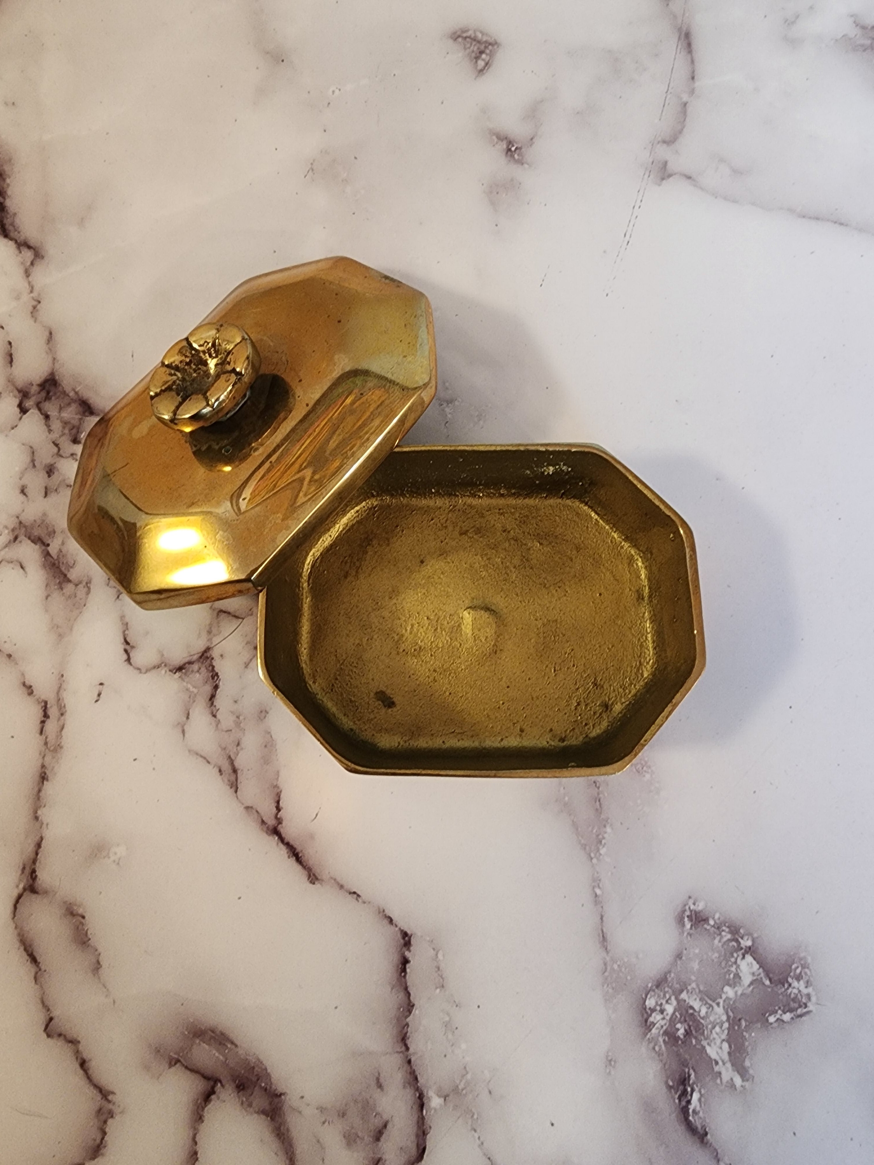 Solid Brass Trinket Dish