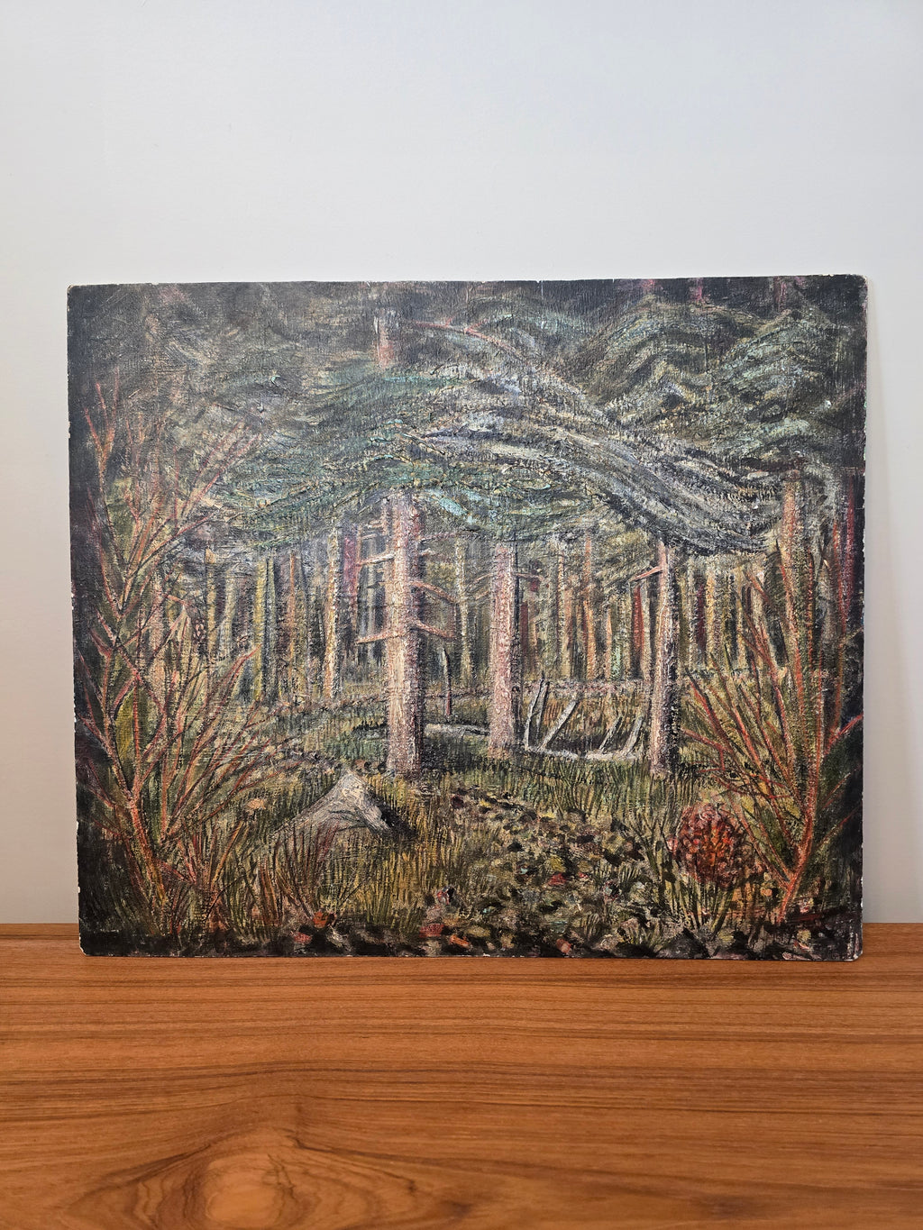 HJ Charles Dendrons Mixed Media Art