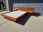Queen Teak Platform Bed