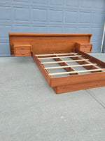 Dyrlund Teak Queen Platform Bed