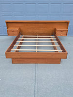 Dyrlund Teak Queen Platform Bed