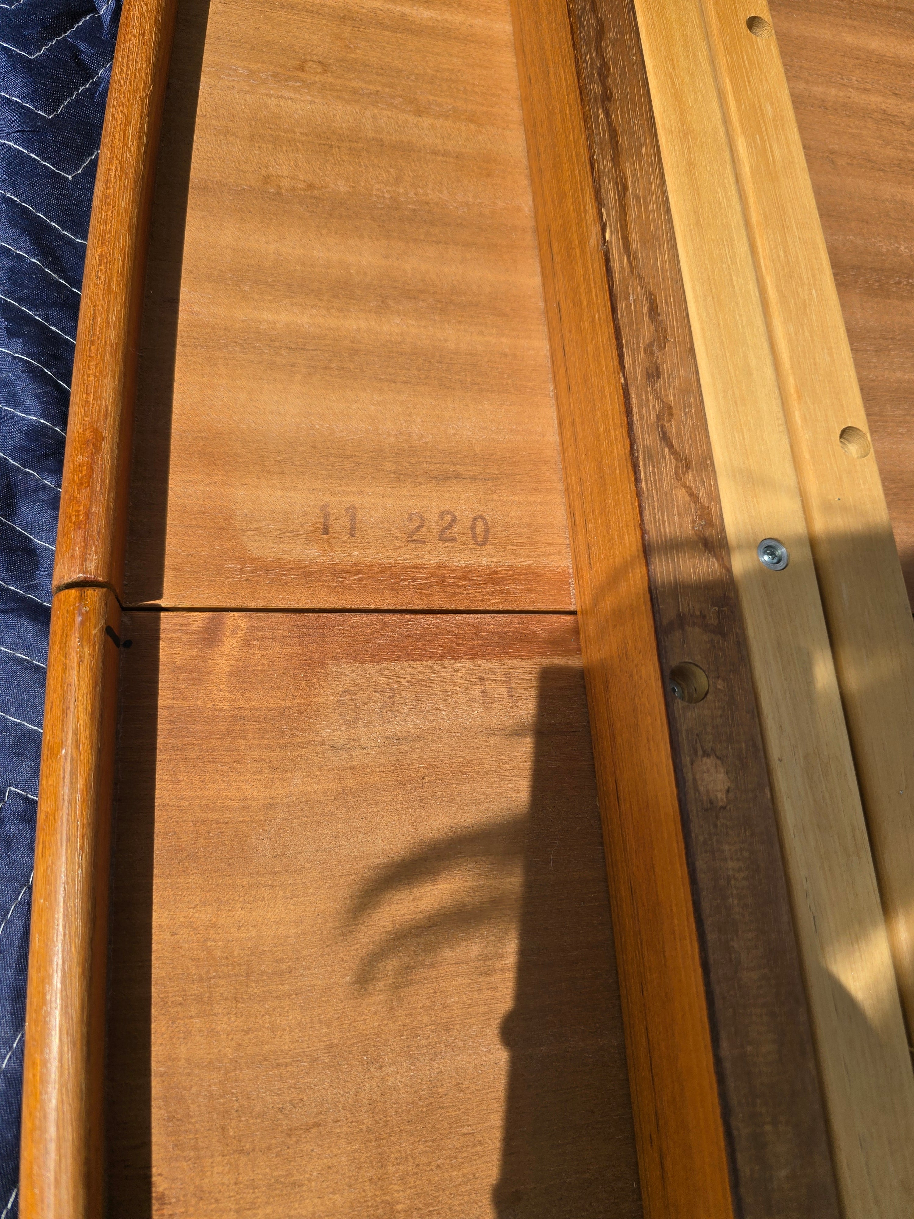 Teak Dining Table with Extension - Seats 6 to 8