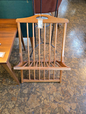 Oak Spindle Magazine Rack