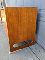 Teak 9 Drawer Dresser & Nightstand