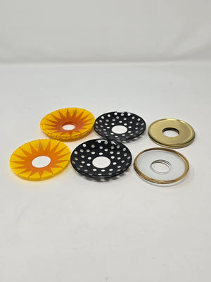 Vintage Bobeche Candle Wax Drip Collars