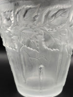 Barolac Ivy Leaf Frosted Vase