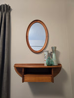 Kai Kristiansen Solid Teak Entryway Shelf & Mirror