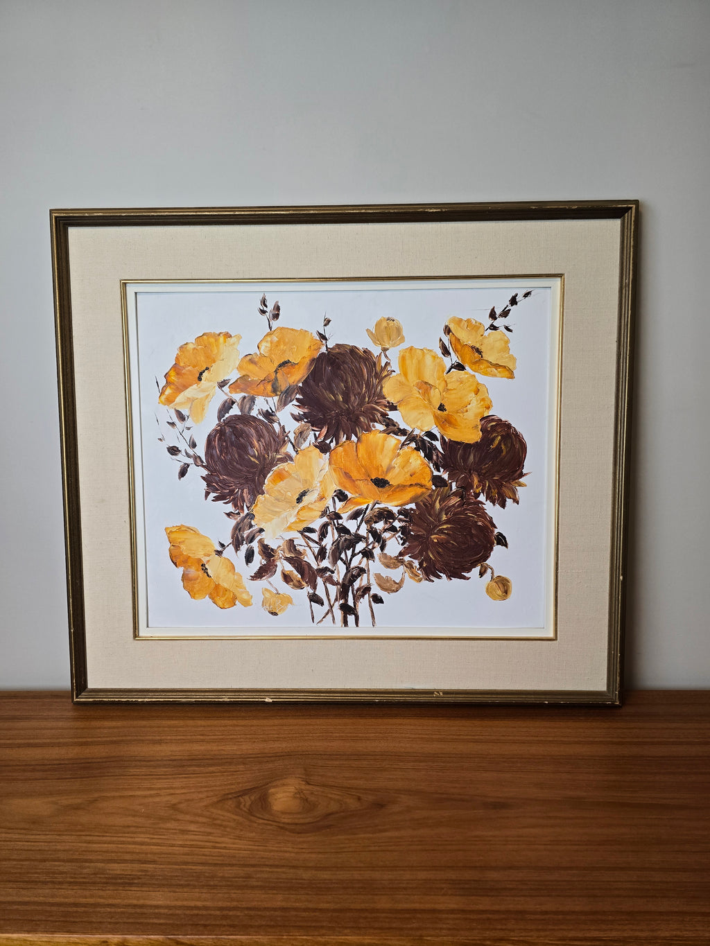 Jane Barlow Framed Floral Painting