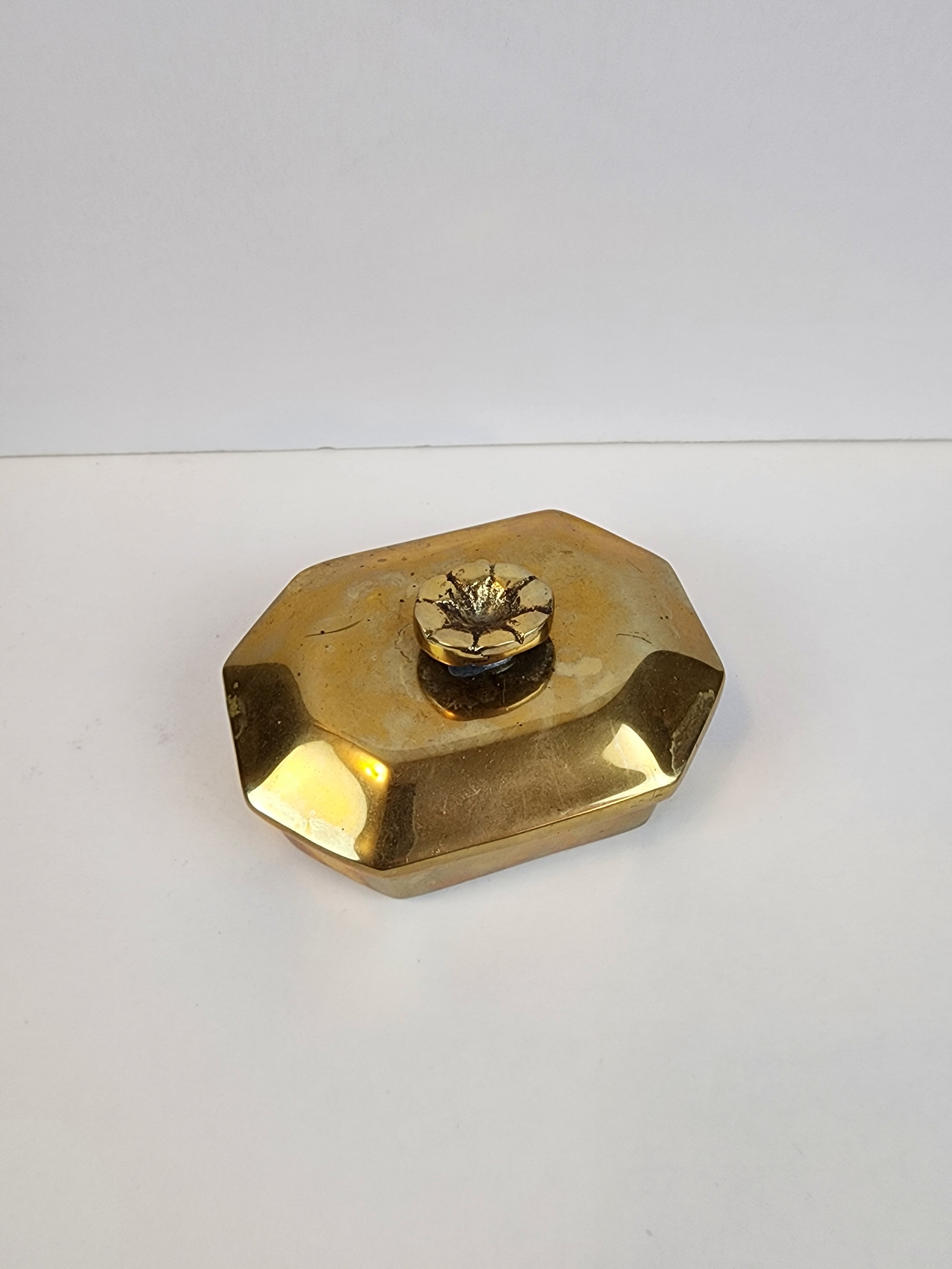 Solid Brass Trinket Dish