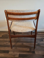 Frem Rojle Solid African Teak Dining Chairs x6