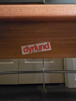 Dyrlund Teak Boomerang Bar w/ Stools