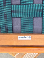 Komfort High Back Teak Rocking Chair