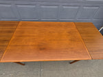 Danish Teak Draw Leaf Table