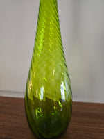 Japanese Glass Green Vase