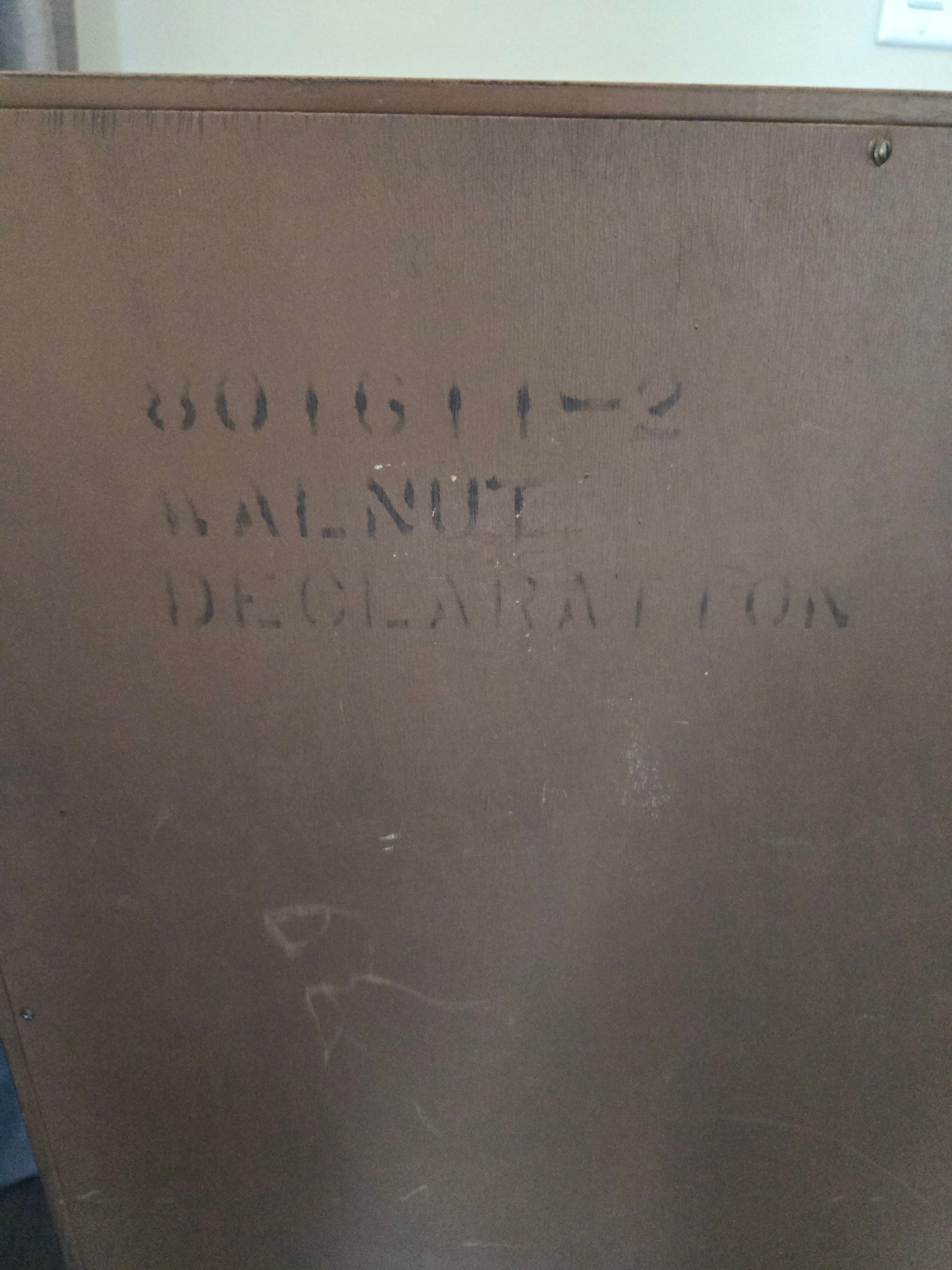 Drexel Declaration Walnut End Table