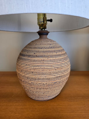 Pair of Studio Pottery Lamps