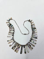 Liquid Silver & Abalone Shell Necklace