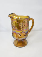 Indiana Carnival Glass "Harvest" Pitcher