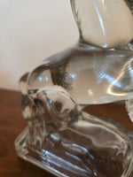 Art Deco L.E. Smith Glass Horse Bookends