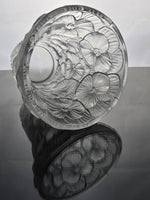 Barolac Frosted Pansy Vase