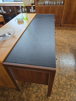 Herman Miller for Biltrite Walnut & Leather Credenza