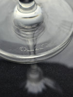 Oscar de la Renta Tuxedo Gold Goblets x5
