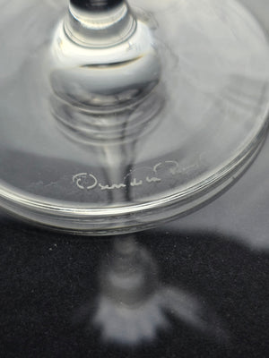 Oscar de la Renta Tuxedo Gold Goblets x5