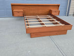 Dyrlund Teak Queen Platform Bed