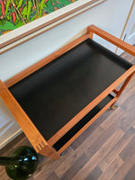 Danish Teak Bar Cart