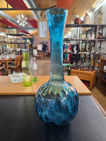 Empoli Oversized Blue Optic Vases - pair
